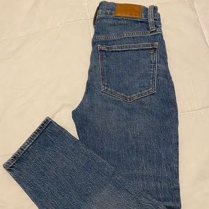 Madewell classic straight jean